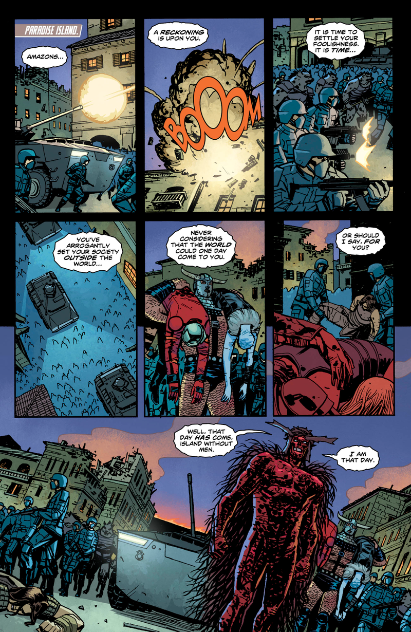 Illustration for article titled Exclusive DC preview: War rages in Azzarello and Chiang’s penultimate Wonder Woman